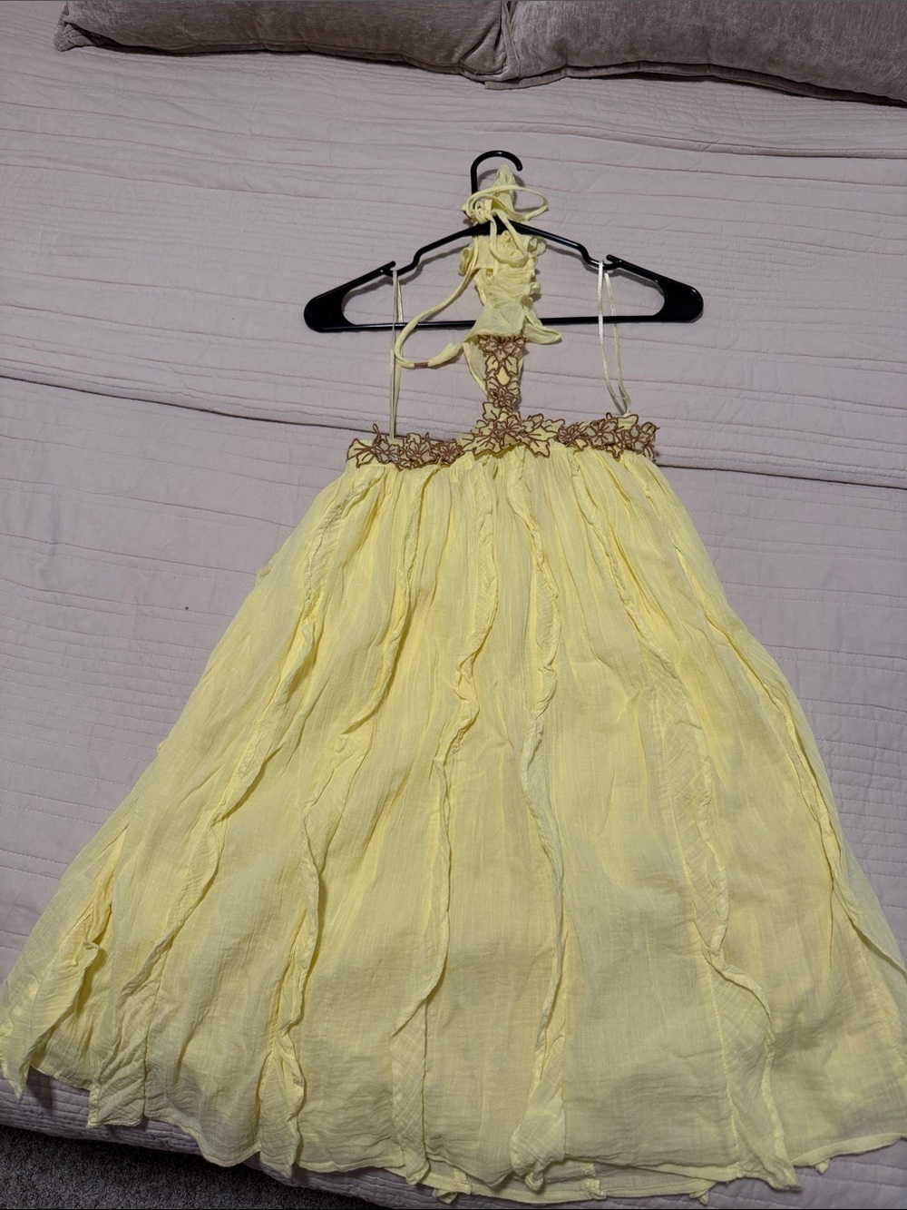 Anthropologie Jellyfish Halter Mini Dress